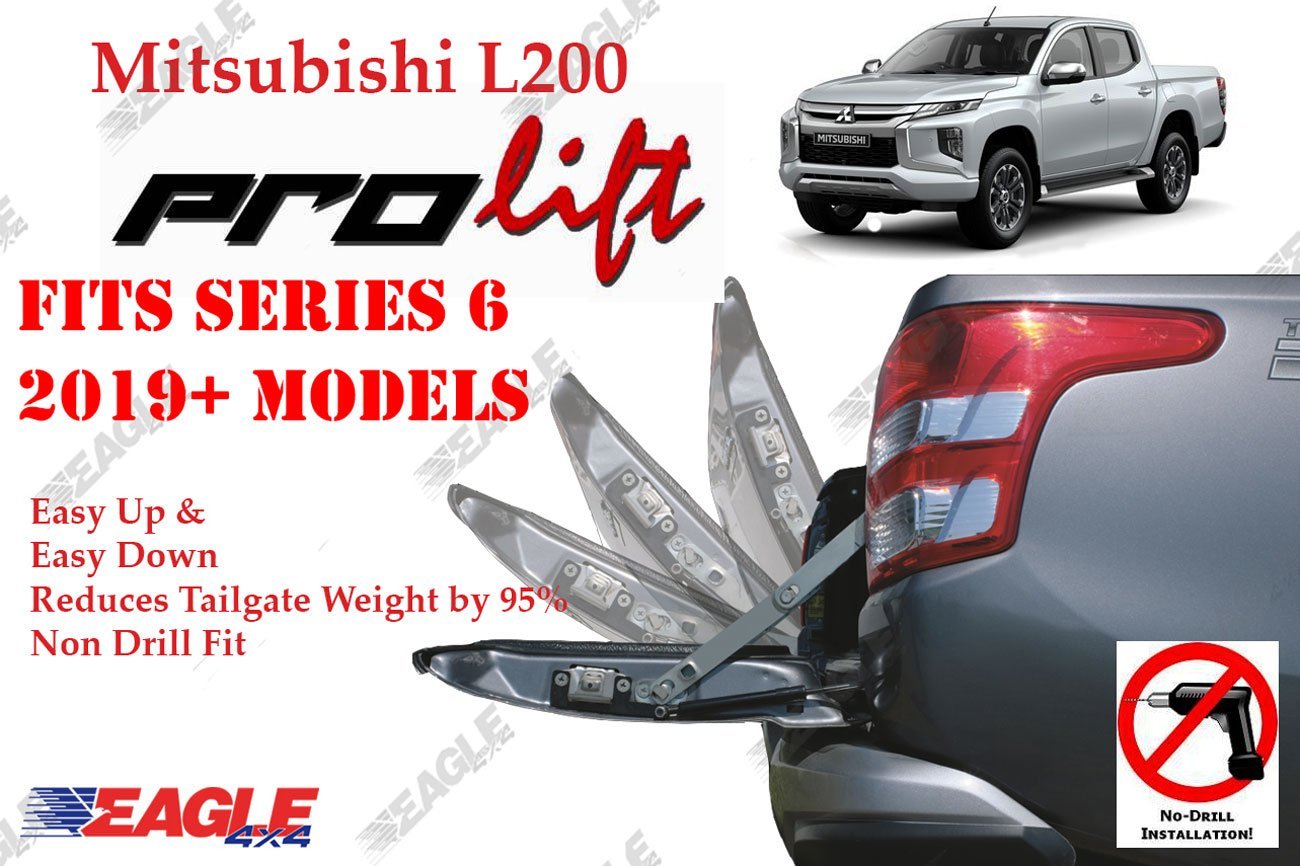 Mitsubishi L200 Series 6 Prolift Tailgate Assistance - Eagle 4x4