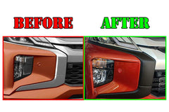 Mitsubishi L200 Series 6 Side Front Bumper Grille Trim Black - Eagle 4x4