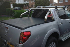 Mitsubishi L200 Short Bed Eagle1 Soft Folding Tonneau Cover - Eagle 4x4