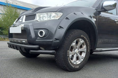 Mitsubishi L200 Tiger Black Double Spoiler Bar 06 - 15 - Eagle 4x4