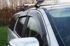 Nissan Navara D40 2005 - 2015 Wind Deflectors - Set of 4 - Eagle 4x4