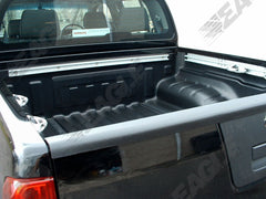 Nissan Navara D40 Load Bed Liner Under Rail Plastic - D/C 2005 - 2014 - With C Channels - Eagle 4x4