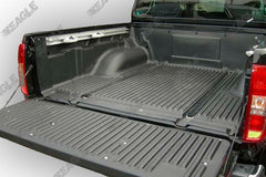 Nissan Navara D40 Load Bed Liner Under Rail Plastic - D/C 2005 - 2014 - With C Channels - Eagle 4x4