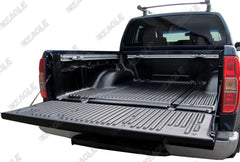 Nissan Navara D40 Load Bed Liner Under Rail Plastic - D/C 2005 - 2014 - With C Channels - Eagle 4x4