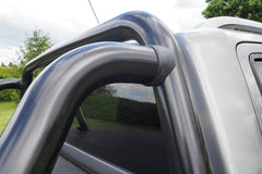 Nissan Navara D40 Roll Bar ST Finish Rear Styling Bar - Black - Eagle 4x4