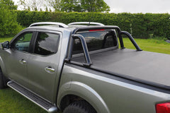 Nissan Navara D40 Roll Bar ST Finish Rear Styling Bar - Black - Eagle 4x4