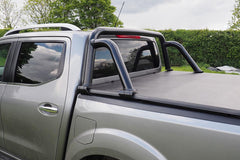 Nissan Navara D40 Roll Bar ST Finish Rear Styling Bar - Black - Eagle 4x4