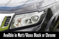 Nissan Navara NP300 2016> Head Light Surrounds - Black or Chrome - Eagle 4x4
