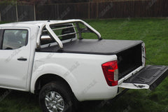 Nissan Navara NP300 D/C Soft Folding Tonneau Cover - Tri Folding Bed Cover 2016> - Eagle 4x4