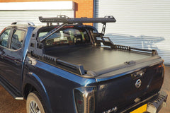 Nissan Navara NP300 Double Cab 2016 On Pro Roll Roller Shutter - Flat Side Rails - Eagle 4x4