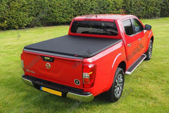 Nissan Navara Np300 Eagle1 Soft Roll &amp; Lock Premium Tonneau Cover Sail Cloth D/C 2015 - Eagle 4x4