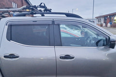 Nissan Navara NP300 EGR Wind deflectors - Light Smoke - Set of 4 - Eagle 4x4