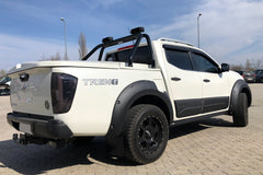 Nissan Navara NP300 - Fender Flare Wheel Arch Extensions - Rocky Style - Matte Black - ADD BLUE - Eagle 4x4
