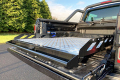 Nissan Navara NP300 Hawk Truck Bed Sliding Tray - Chequered Plate - Eagle 4x4