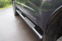 Nissan Navara NP300 SpeedWay Oval Side Steps Black - Eagle 4x4