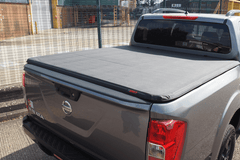 Nissan NP300 Navara Hawk Hard Tri Fold Tonneau Cover - Bed Cover D/C 2015 - Eagle 4x4