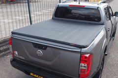 Nissan NP300 Navara Hawk Hard Tri Fold Tonneau Cover - Bed Cover D/C 2015 - Eagle 4x4