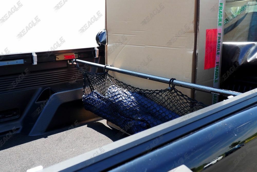 Pickup Bed Divider Adjustable Cargo bar with Net - Eagle 4x4