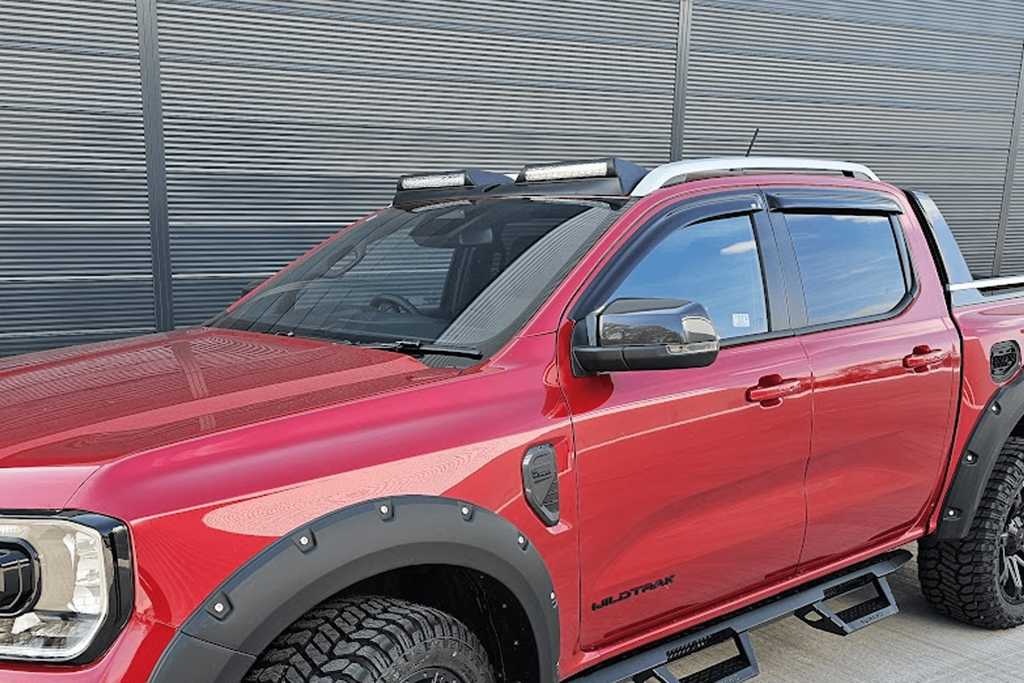Pickup Truck Ford Ranger Roof Lights Ranger Wildtrak 2019 Ford Ranger Roof Light Bar Roof Light Pod Light Bar  Colour Coded For Ford Ranger2023+ Next