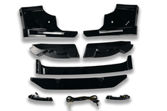 Spyder Front Lip Kit inc. DRLs To Fit Land Rover Defender 2020+ (L663) - Eagle 4x4
