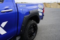 Toyota Hilux 2016 - 2019 (Revo) Wheel Arch Extensions - Rivet Style - EGR - Eagle 4x4