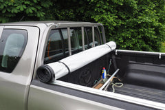 Toyota Hilux (Revo) 2016+ Extra Cab - FLASH Roll Up Soft Tonneau Cover - For Trucks With Ladder Rack - Eagle 4x4