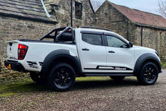 Toyota Hilux (Revo) Fender Flare Wheel Arch Extensions - Rocky Style - Matte Black - Eagle 4x4