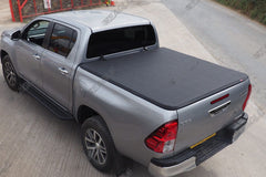 Toyota Hilux Revo Hawk Hard Tri Fold Tonneau Cover - Bed Cover - D/C 2016 - Eagle 4x4