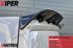 Vantrix VIPER 5 - Piece Gloss Black Kit for Ford Transit Custom 2024+ (LWB/Barn Doors) - Eagle 4x4