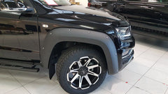 VW Amarok 2L Fender Flare Wheel Arch Extensions - Rocky Style - Matte Black - Eagle 4x4