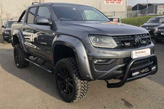 VW Amarok 2L Fender Flare Wheel Arch Extensions - Rocky Style - Matte Black - Eagle 4x4