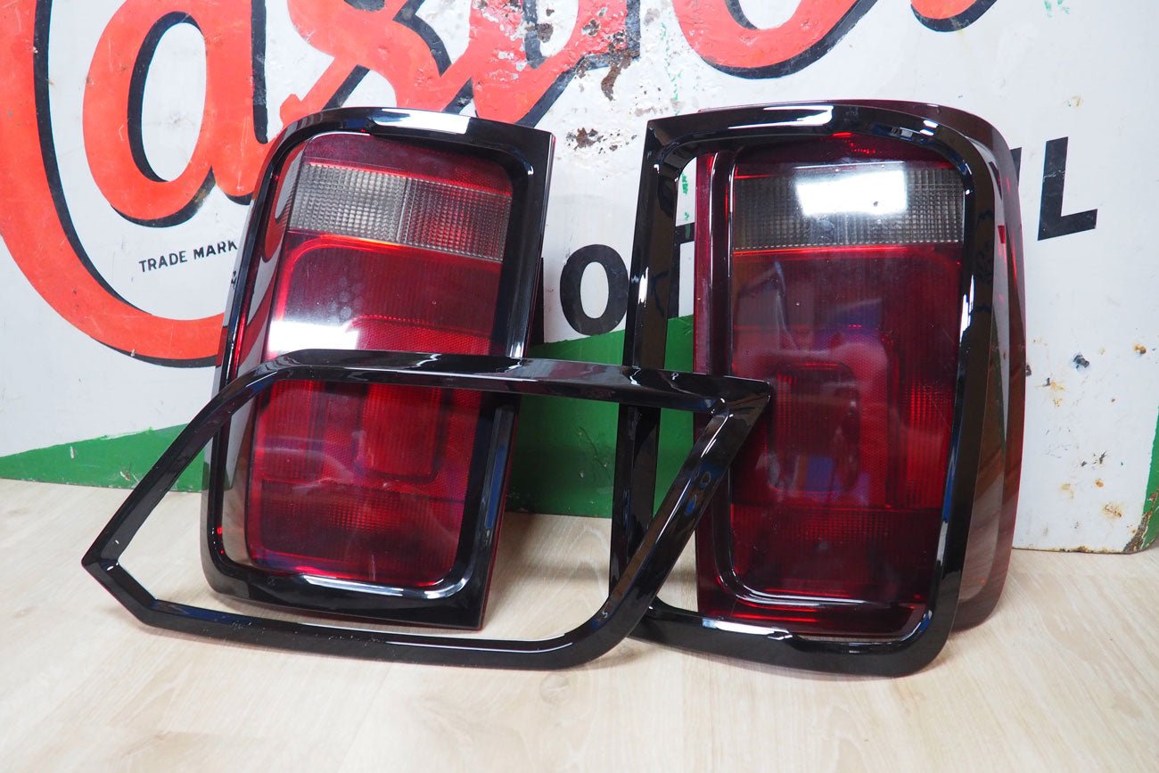 VW Amarok Headlight and Rear Light Cover Surrounds - Gloss Black - Eagle 4x4