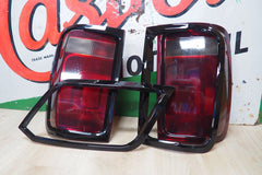 VW Amarok Headlight and Rear Light Cover Surrounds - Gloss Black - Eagle 4x4