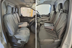 VW Transporter T7 2024+ Grey Seat Covers - Driver's/Double Passenger - Eagle 4x4