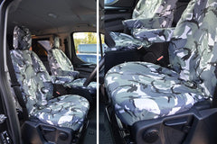 VW Transporter T7 2024+ Urban Camo Seat Covers - Driver's and Single Passenger - Eagle 4x4